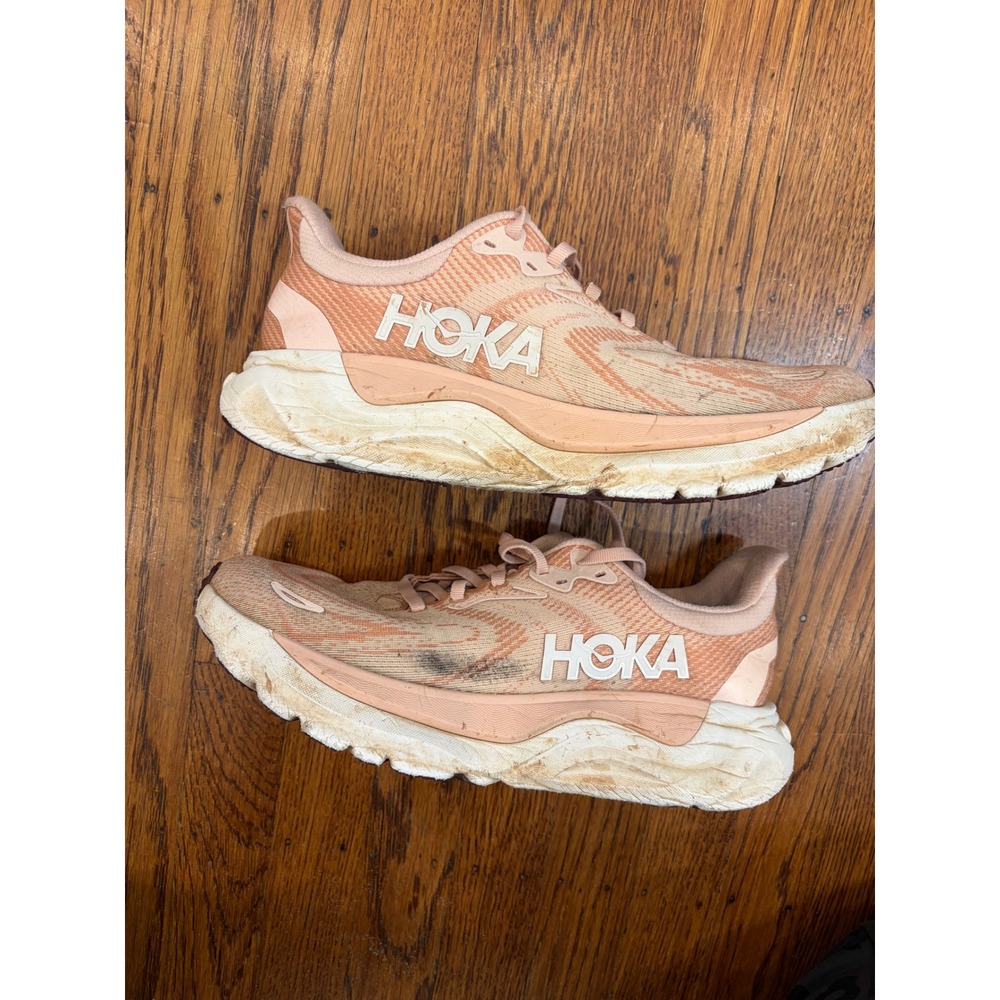 HOKA Arahi 8 Womens Stability Running Shoes Blush Rose Latte Size 9 1168691 BHRS